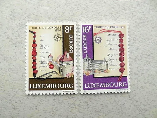 Серія поштових марок Люксембург &quot; Європа СЕРТ &quot; 1982 рік ** Ціна