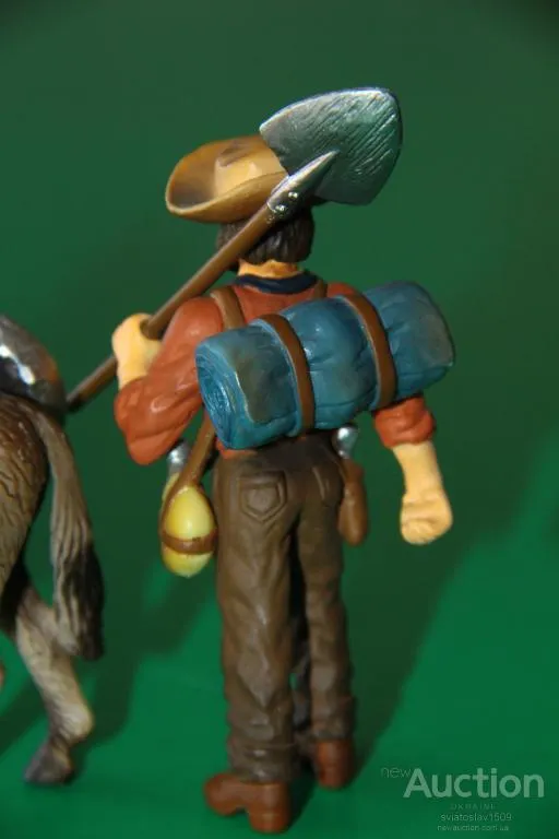 ковбой старатель золотошукач SCHLEICH 90-100мм ФРГ Недорого