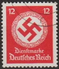 фото, 1942 - Рейх - Службові - Свастика 12 Mi.172 _6,0 €