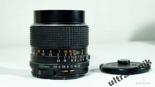 Об&#039;єктив Mamiya-Sekor C 55mm/2.8 Ф58mm для среднеформатных камер Mamiya 645 (6,0x4,5cm.) Japan Вживане З аукціону