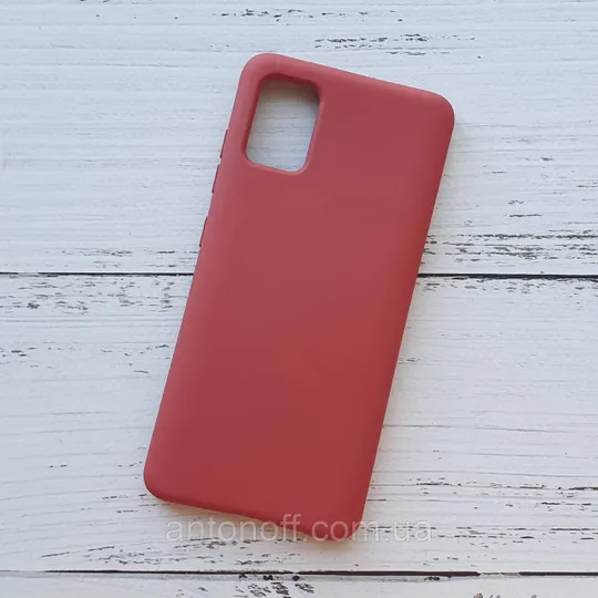 Чохол Samsung A515F Galaxy A51 для телефона soft-touch Червоний Ціна