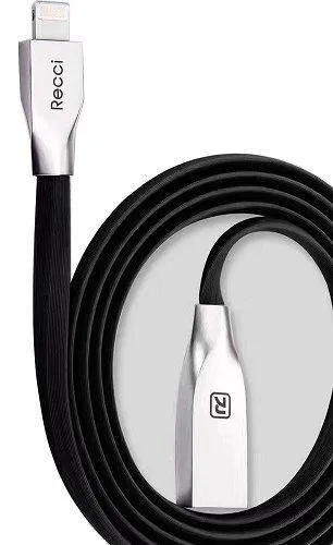 Кабель Lightning 1m Rapid black RCL-B100 Recci CC300041 Ціна