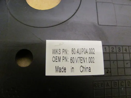 номер0296-10 Кришка панель палмрест та тачпад 60.V7EN1.002 для Acer TRAVELMATE 6595 P653 оригінал З аукціону