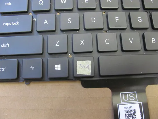 номер0974-4 клавіатура робоча  0178XR для Dell Precision  7550 7750 7560 7760 оригінал З аукціону