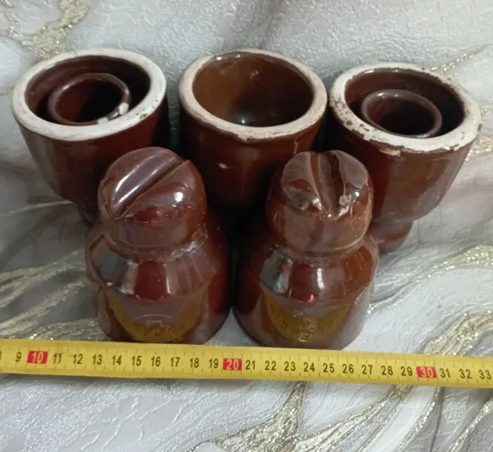 Фарфорові ізолятори ЛЕП з клеймами СССР Інтернет-аукціон