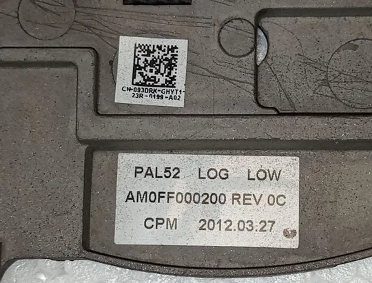 Низ корпуса (поддон) з ноутбука DELL Latitude E6420 093DRK AM0FF000200 З аукціону