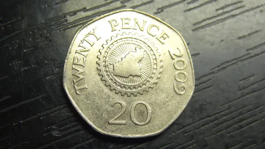 20 пенсів 2009 Гернсі Ціна