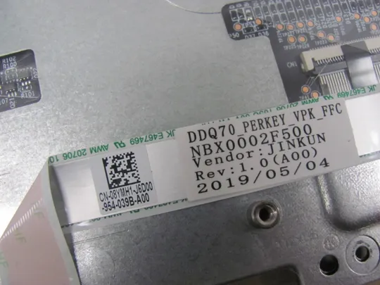 768-2 клавіатура робоча з кріпленням 08YMH1 NBX0002F500 07XWCG 0WYFCV для  Dell Alienware Area 51m R1 R2  оригінал Де купити