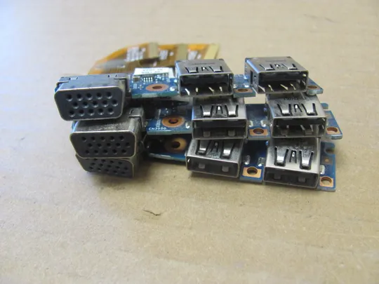 номер0919-5 Плата USB VGA 6050A2638201 6050A2559201 6050A2644201 зі шлейфом 6035B115401 6035B0101101 для HP EliteBook 745 840 G1 G2 оригінал З аукціону