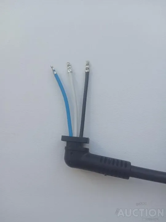 Кабель живлення зарядного пристрою ноутбука HP 3 pin синій 4.5*3.0 130W 150W З аукціону