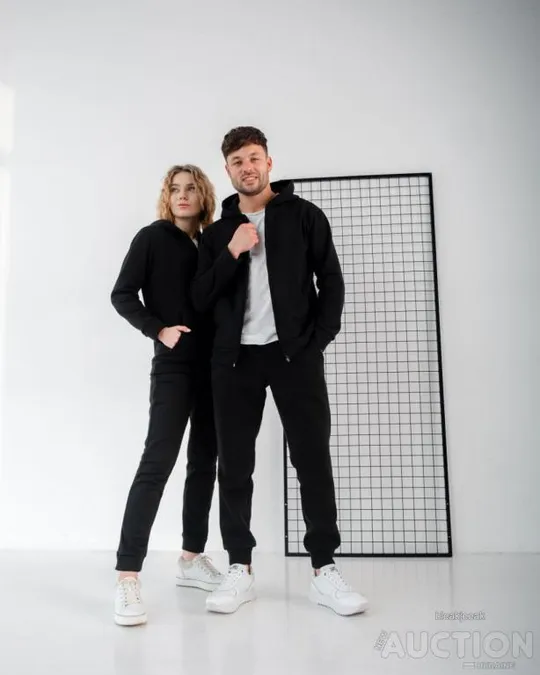 Купити Зіпер унісекс утеплений - Europe колір чорний