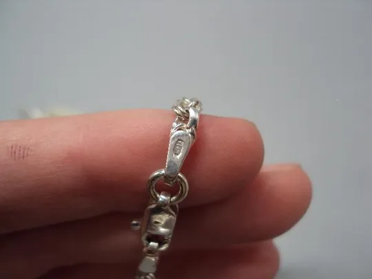 Женский набор колье цепочка и кулон и браслет янтарь серебро 925 проба Украина вес 82,2 г №14120 З аукціону