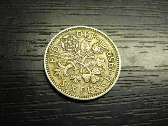 6 пенсів 1959 Британія Ціна