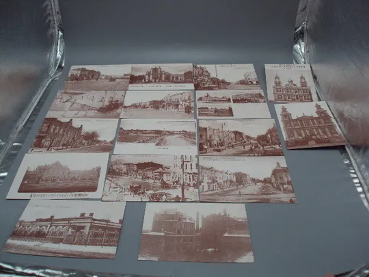 Набор открыток Проскуров на старых открытках Проскурів на старих листівках 16 шт 2016 год №15814 Де купити