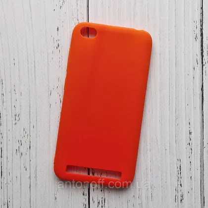 фото, Чохол Xiaomi Redmi 5A для телефона силіконовий Червоний