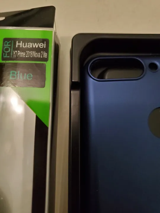 Чехол чохол бампер Huawei Y7 Prime 2018 Nova 2 Lite Blue Інтернет-аукціон
