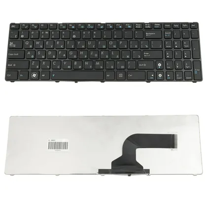 фото, Клавіатура для ноутбука ASUS (A52, K52, X54, N53, N61, N73, N90, P53, X54, X55, X61), rus, black (K52 version) (оригінал)