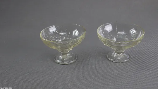 Вази креманки для десертів міні 2 шт прозоре радянське скло Вживане Ціна