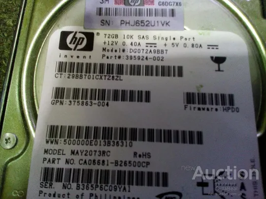 ЖОРСТКИЙ  диск серверний 72Gb Характеристики