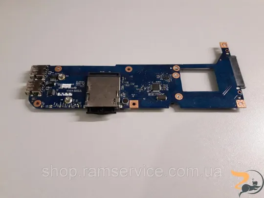 USB плата з Card Reader роз'ємом для ноутбука Lenovo U450P, LS-5591P, б/в Ціна