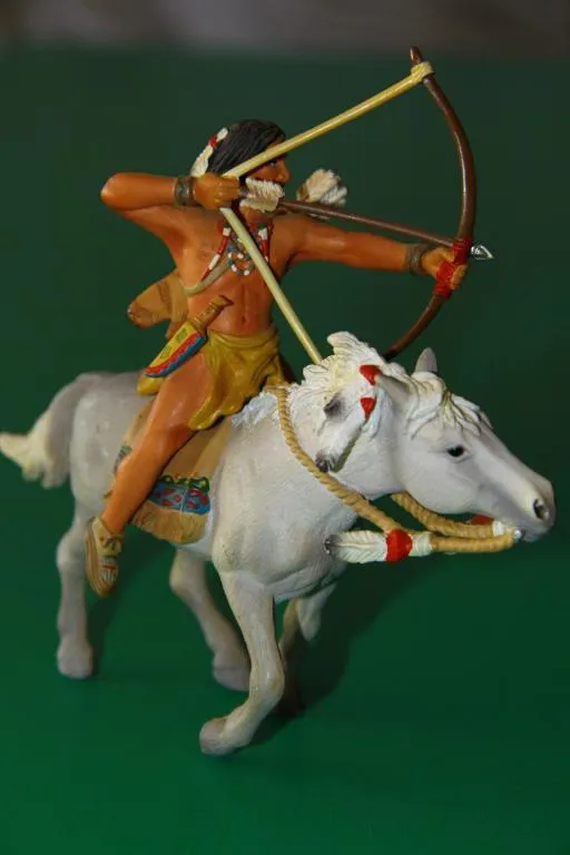 індіанець индеец СІУ з луком на коні SCHLEICH 90-100мм ФРН ФРГ Ціна