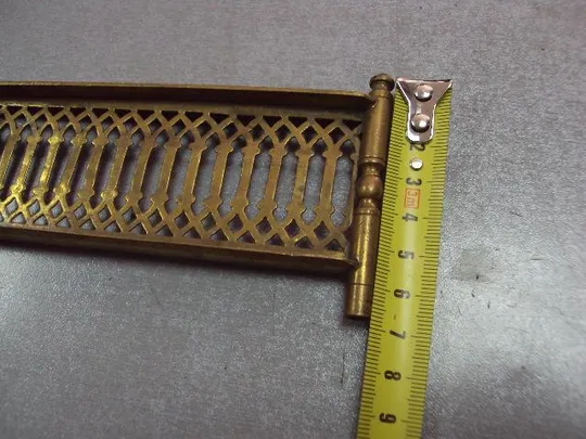 Деталь фрагмент латунь часть пишущего устройства с обеих сторон с ультрафиолетовыми вешалками №11560 Недорого