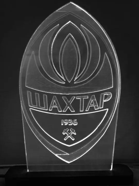 Акриловий світильник-нічник ФК Шахтар білий tty-n000142 Ціна