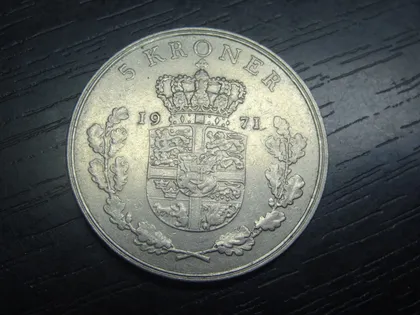 фото, 5 крон 1971 Данія