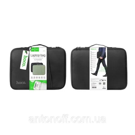 Сумка для ноутбука нетбука Hoco GT2 12.9" Laptop Bag Black Чорний З аукціону