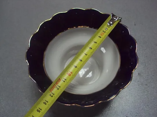 Тарелка подсвечник фарфор №10123 З аукціону