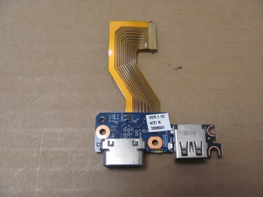 номер1005-4 плата VGA USB  6050A2898001 зі шлейфом 6035B0158401 для HP Elitebook 840 745 G3  840 745 G4 оригінал Ціна