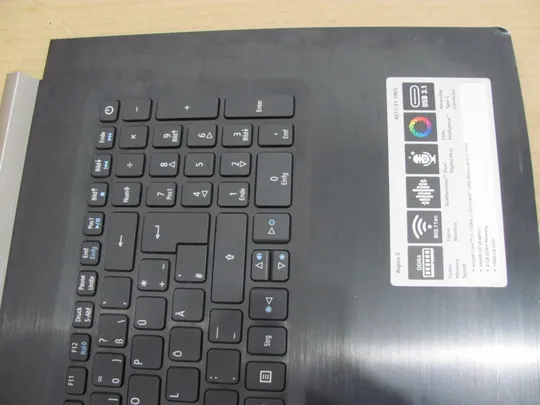 номер0226-11 Кришка панель палмрест клавіатура РОБОЧА AM24C000100 для ACER Acer Nitro A517-51 оригінал З аукціону