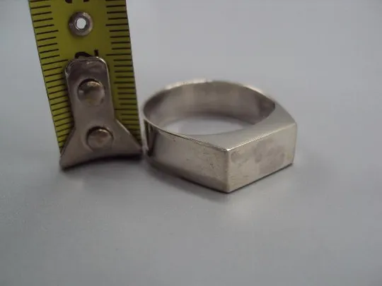 Мужское кольцо перстень печатка прямоугольник серебро 925 проба вес 9,78 г 24 размер новое №14409 З аукціону