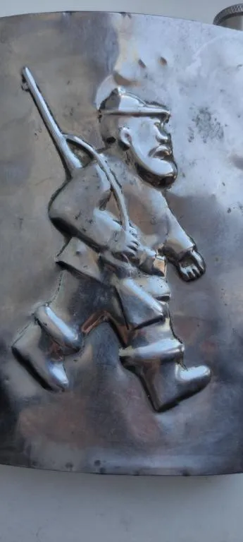 Фляга большая &quot;Мужик идет на охоту&quot; Fg126 Продаж