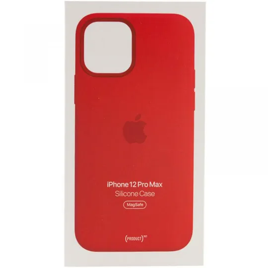 Чехол Silicone case (AAA) full with Magsafe and Animation для Apple iPhone 12 Pro Max (6.7") Де купити