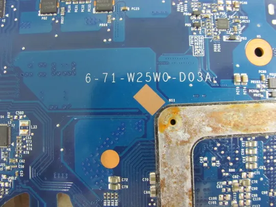 номер0003-7 материнська плата 6-71-W25W0-D03A для  Aquarius ns735  оригінал Продаж