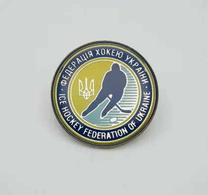 фото, значок хоккей  Федерация хоккея Украины