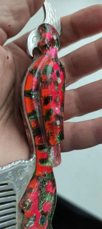 1980-е. Редкая расчёска "Попугай "  3d ИТК  cp246 Де купити