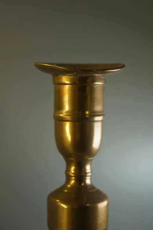 Подсвечники пара подсвечник колонна латунь высота 26,5 см лот 2 шт №10645 Інтернет-аукціон