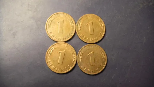 1 пфеніг 1984 ФРН (всі монетні двори) Ціна