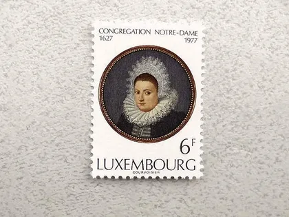 фото, Поштова марка Люксембург 1977 рік **