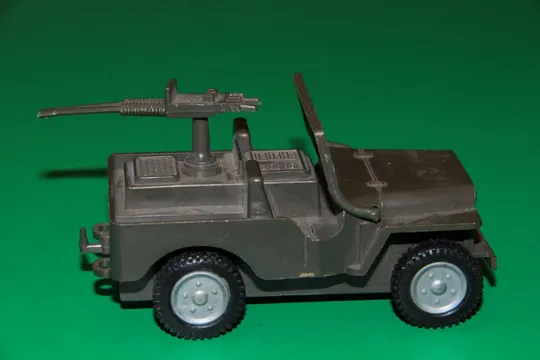 ДЖИП З КУЛЕМЕТОМ 1:32 - 1:35 солдаты типу Airfix 54мм ДРУГА СВІТОВА війна Ціна