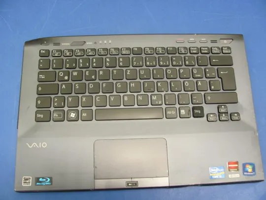 №70-16 Кришка панель палмрест та тачпад з клавіатурою для SONY PCG-41213M VPC5B1B9E оригінал З аукціону