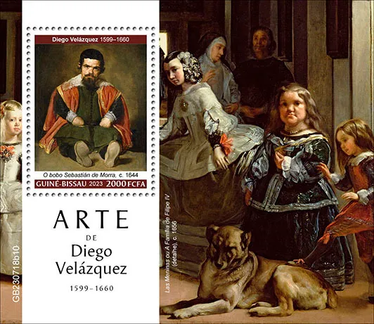 Гвинея Бисау-Живопись-Великие Художники-2023.Оптовый Лот! 20 чистых красивых комплектов-20 Блоков. Ціна