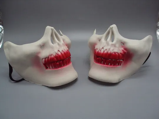 Карнавальная маска скелет Хэллоуин Гелоувин Хелловин лот 2 шт №18215МЯ Ціна