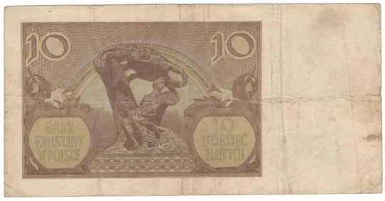 Купити 10 злотих 1940 року Польща німецька окупація