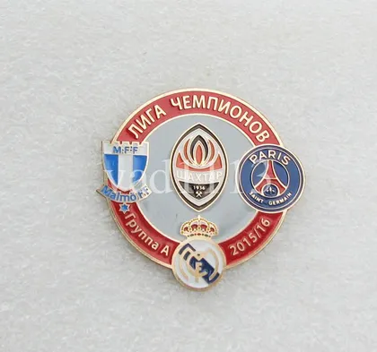 фото, Футбол значок - ФК Шахтер Донецк  группа А  ЛЧ 2015-16