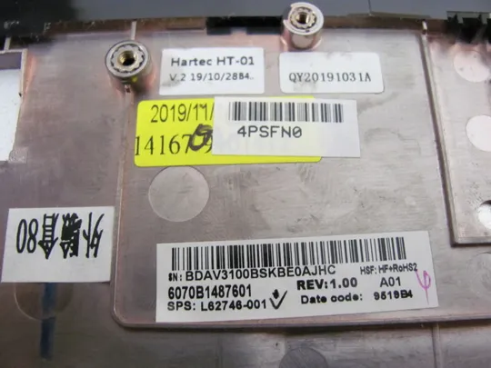 434-3 Кришка панель палмрест 6070B1487601 L62746-001  для  HP 840 G6  оригінал Інтернет-аукціон