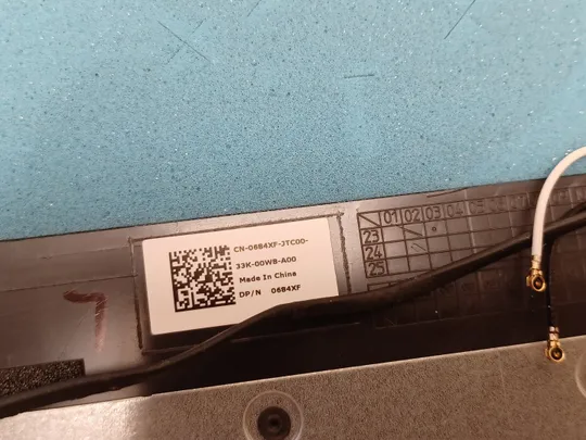 номер1054-1 кришка матриці 0684XF AP3ZZ000611 03G8F3 AP3ZZ000602 для Dell G15 5530 5535  Кришка дисплея Тильна кришка Корпус матриці Верхня кришка matrix cover Top Case LCD Cover Rear Lid Back Cover Housing Cabinet оригінал в Україні