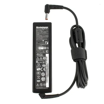 фото, Оригінальний блок живлення для ноутбука LENOVO 20V, 3.25A, 65W, 5.5*2.5mm, Black, RECTANGULAR
